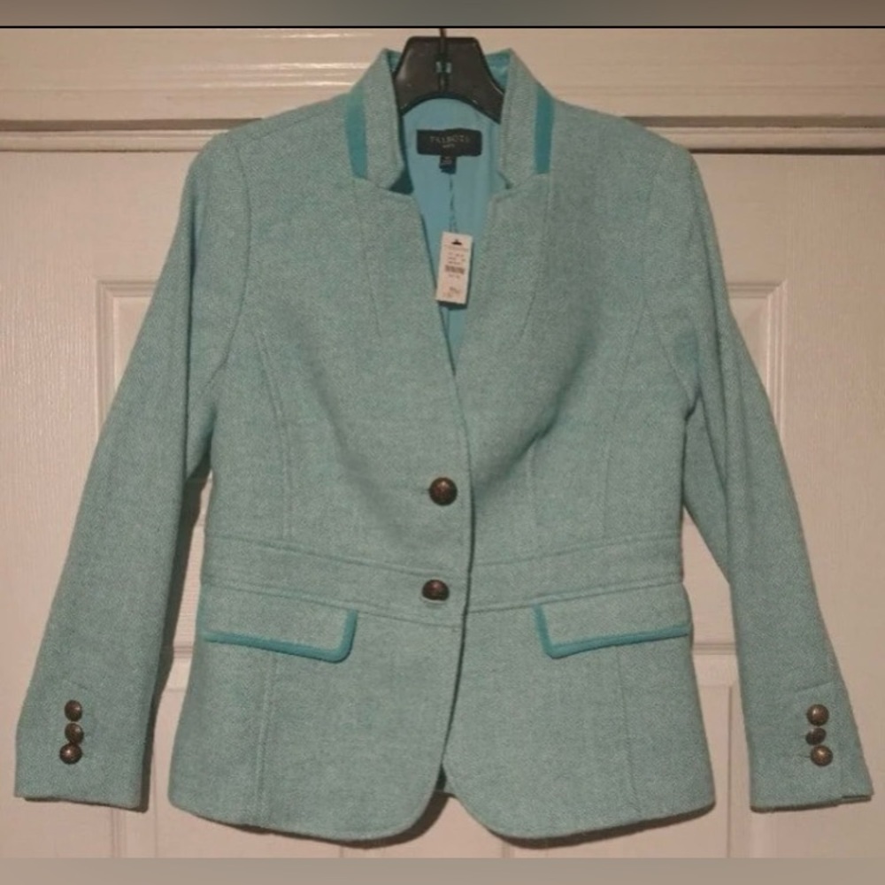Talbots Wool Tweed Blazer ~ 4 NWT